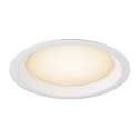 Abdeckung f�r Deckeneinbauleuchte DOWNLIGHT V 200, � 22,6cm / 2.5cm, leicht versenkt, wei�