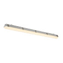 SLV LED Feuchtraum-Wannenleuchte WATERPROOF V 1200 ON-OFF, IP66 IK08, 18-32W (multi) 3000/4000K, CRI 80, schaltbar, grau