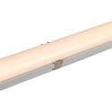 SLV LED Feuchtraum-Wannenleuchte WATERPROOF V 1200 ON-OFF, IP66 IK08, 18-32W (multi) 3000/4000K, CRI 80, schaltbar, grau