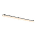 SLV LED Feuchtraum-Wannenleuchte WATERPROOF V 1500 ON-OFF, IP66 IK08, 18-32W (multi) 3000/4000K, CRI 80, schaltbar, grau