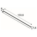 SLV LED Feuchtraum-Wannenleuchte WATERPROOF V 1500 ON-OFF, IP66 IK08, 18-32W (multi) 3000/4000K, CRI 80, schaltbar, grau