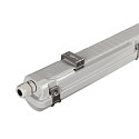 SLV LED Feuchtraum-Wannenleuchte WATERPROOF V 1200 DALI, IP66 IK08, 36W 4000K, CRI 80, dimmbar, grau