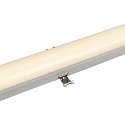 SLV LED Feuchtraum-Wannenleuchte WATERPROOF V 1200 DALI, IP66 IK08, 36W 4000K, CRI 80, dimmbar, grau