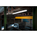 SLV LED Feuchtraum-Wannenleuchte WATERPROOF V 1200 DALI, IP66 IK08, 36W 4000K, CRI 80, dimmbar, grau