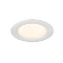 SLV LED Deckeneinbauleuchte DOWNLIGHT V 100, IP54, 6W 3000/4000K (CCT Switch) 105�, CRI 80, exkl. Einbauring, schwarz