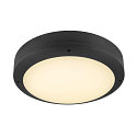 LED Aufbauleuchte OUTDOOR BULKHEAD V 360, IP65 IK10, � 36cm, mit Sensor, 20W 3000/4000/6500K 110�, CRI 80, schaltbar, schwarz