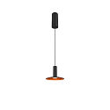 LED Pendelleuchte LALU� MIX&MATCH Base, 150cm, 9,5W, 3000K, 680lm, IP20, dimmbar, schwarz