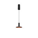 LED Pendelleuchte LALU� MIX&MATCH Base, 150cm, 9,5W, 3000K, 680lm, IP20, dimmbar, schwarz