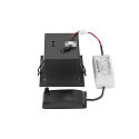 SLV LED Deckeneinbauleuchte KADUX SINGLE, 38�, 3000K, 770lm, IP20, quadratisch, dimmbar, schwarz