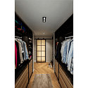 SLV LED Deckeneinbauleuchte KADUX TRIPLE, 38�, 3000K, 2350lm, IP20, quadratisch, dimmbar, schwarz