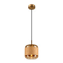 SLV pendant luminaire PANTILO ROPE 20 E27 IP20, gold dimmable