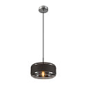 pendant luminaire PANTILO ROPE 27 E27 IP20, silver dimmable