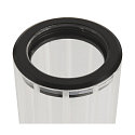 SLV LED Wandaufbauleuchte LYGANT SINGLE Badleuchte, 8W, 3000K, 560lm, IP44, schwarz