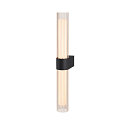 LED Wandaufbauleuchte LYGANT DOUBLE Badleuchte, 11W, 3000K, 800lm, IP44, schwarz