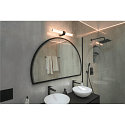 SLV wall luminaire LYGANT DOUBLE IP44, black