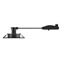 SLV Deckeneinbauleuchte NEW TRIA� 75 XL, quadratisch, GU10, max. 10W, IP20, schwarz