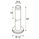 SLV Outdoor Stehleuchte S-TUBE 32, GU10, 10W, IP65, schwarz