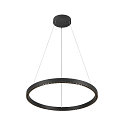 SLV LED Pendelleuchte ONE CUBE, � 80,5cm, 54W, 4000K, 4300lm, IP20, DALI dimmbar, schwarz