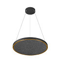 SLV LED Pendelleuchte ONE CUBE UP/DOWN, � 80,5cm, 80W, 3000K, 6000lm, IP20, DALI dimmbar, schwarz