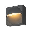 SLV outdoor wall luminaire LID I SINGLE square, rotatable, CCT Switch IP65, anthracite, mat dimmable