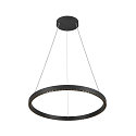 SLV LED Pendelleuchte ONE CUBE UP/DOWN, � 80,5cm, 80W, 4000K, 6500lm, IP20, DALI dimmbar, schwarz