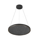SLV LED Pendelleuchte ONE CUBE UP/DOWN, � 80,5cm, 80W, 4000K, 6500lm, IP20, DALI dimmbar, schwarz