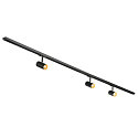 LED 1-Phasen Schienensystem-Set NOBLO� SPOT, 3 Spots + 2x 100cm Schiene, IP20, 19W 2700K 32�, CRi >90, dimmbar