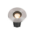 LED Bodeneinbauleuchte DASAR� S, IP67 IK10, 4W 3000K 350lm 24�, schaltbar, schwenkbar, befahrbar, Edelstahl, rund