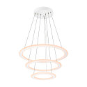 SLV LED Pendelleuchte ONE FLAT TRIPLE, 300cm, 2700/3000K, 3500/3700lm, IP20, dimmbar, wei�