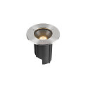 floor recessed luminaire DASAR� M round, swivelling, DALI controllable, passable IP67, stainless steel dimmable