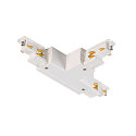 Zubeh�r f�r 3-Phasen Aufbau-Stromschiene S-TRACK PHASE & DALI - T-Verbinder II, DALI steuerbar, Erde links (codierbar), wei�