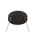 SLV LED Pendelleuchte ONE FLAT PD SINGLE PHASE, � 60cm, 23W 2700/3000K (CCT Switch), CRi >90, dimmbar, schwarz