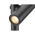 SLV LED Outdoor Erdspie�leuchte HELIA SLIM POLE SINGLE, 3000K, IP65, schwarz