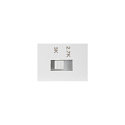 SLV LED Outdoor Wandleuchte D-RING S PHASE, 2700/3000K, IP65, wei�