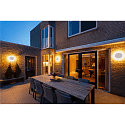 SLV LED Outdoor Wandleuchte D-RING S PHASE, 2700/3000K, IP65, wei�