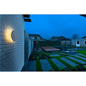 SLV LED Outdoor Wandleuchte D-RING M PHASE, 2700/3000K, IP65, wei�