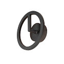 LED Outdoor Wandleuchte Q-RING PHASE, IP65 IK06, indirekt, 10W 3000K 950lm, dimmbar, seeluft-best�ndig, schwarz