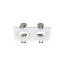 Deckeneinbauring NEW TRIA� 155, IP20, 17 x 9 x 4cm, 2-flammig, ohne LED Module + Treiber, wei�