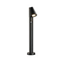 SLV Outdoor Stehleuchte T-TUBE 70 POLE SINGLE, GU10, mit Sensor, IP44, dimmbar, schwarz