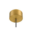 SLV LED Pendelleuchte QUIMERA PHASE, 8.2W 2700/3000K (CCT Switch) 310lm, CRi >90, dimmbar, geb�rstet messing