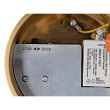 SLV LED Pendelleuchte QUIMERA PHASE, 8.2W 2700/3000K (CCT Switch) 310lm, CRi >90, dimmbar, geb�rstet messing