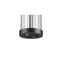 SLV LED 1-Phasen-Pendelleuchte QUIMERA PHASE, 8W 2700K 320lm, CRi >90, dimmbar, dunkel bronze