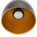 SLV 3-Phasen Strahler PARA CONE 14, GU10, IP20, dreh-/schwenkbar, schwarz/gold