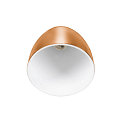 SLV 1-Phasen Pendelleuchte PARA CONE 14, IP20, GU10, kupfer / wei�
