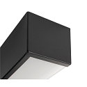 SLV LED Wandaufbauleuchte CHROMBO PHASE, quadratisch, 8W 3000K 120�, CRi >90, dimmbar, schwarz