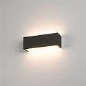 SLV LED Wandaufbauleuchte CHROMBO PHASE, quadratisch, 8W 3000K 120�, CRi >90, dimmbar, schwarz