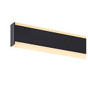 SLV LED Wandaufbauleuchte ONE LINEAR 70 PHASE, Up/Down, IP44, 70.5cm, 20W 2700/3000K (CCT Switch), CRi >90, dimmbar, schwarz