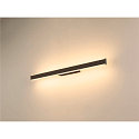 SLV LED Wandaufbauleuchte ONE LINEAR 70 PHASE, Up/Down, IP44, 70.5cm, 20W 2700/3000K (CCT Switch), CRi >90, dimmbar, schwarz