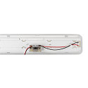 SLV damp-proof luminaire WATERPROOF V 600 DALI DALI controllable, wired through IP66, grey dimmable