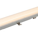 SLV damp-proof luminaire WATERPROOF V 600 DALI DALI controllable, wired through IP66, grey dimmable